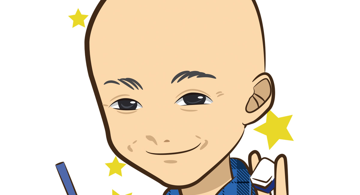 麻雀マンガで有名な片山まさゆき先生の似顔絵をイラストレーターで描きました プリンセスビジョン